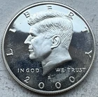 2000-S Kennedy Half Dollar Proof 90% Silver-INV#8720