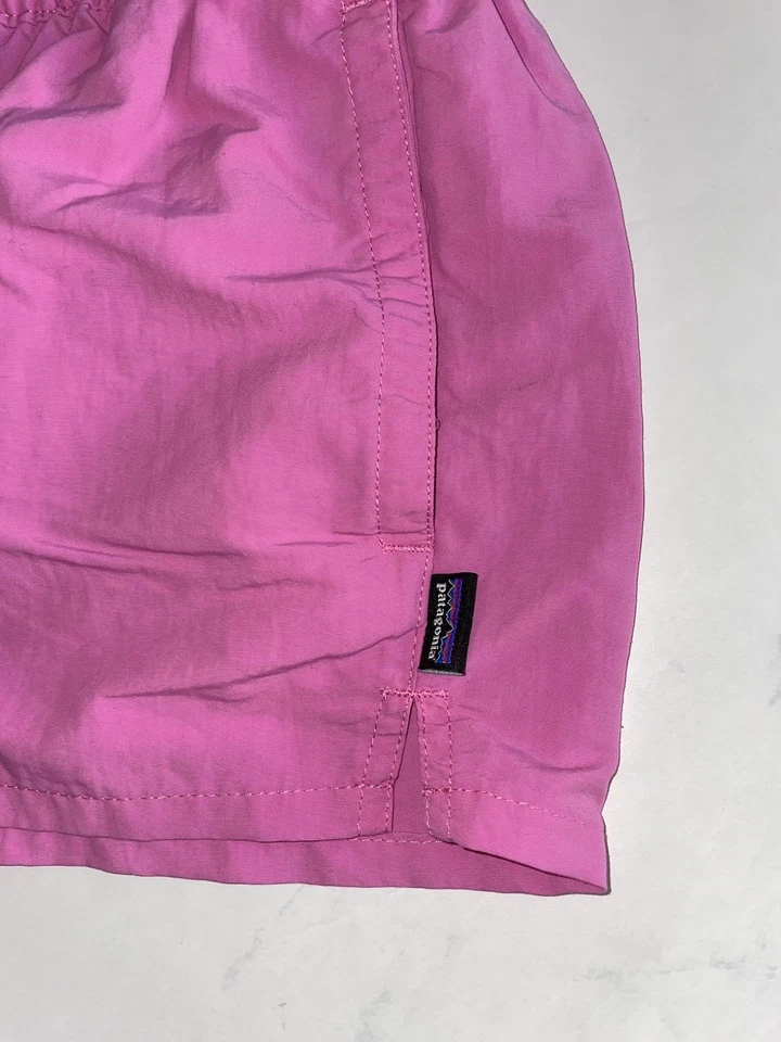 Patagonia Women's Barely Baggies Shorts in a pink/magenta Small 2” - Image 3 of 4
