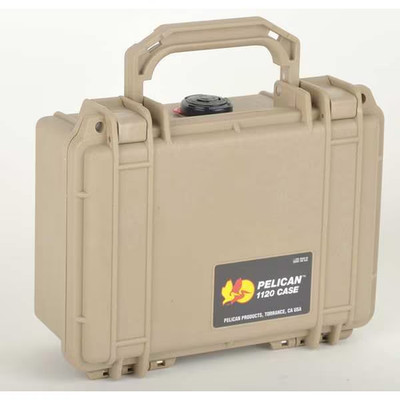Pelican 1120 Protector Waterproof Protective Case Desert Tan w/ Foam IP67