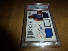 2012 National Treasures Kevin Durant Game Gear Triple Patch 49/49 PSA 7 AUTO 10