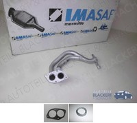 Imasaf Auspuff Hosenrohr, Abgasrohr für Opel Corsa A 1.4 S 53KW -03/93