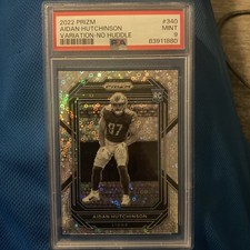 2022 Panini Prizm - Rookie Variation Aidan Hutchinson #340 No Huddle Prizm (RC)