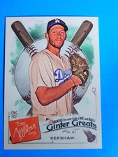 Clayton Kershaw 2019 Topps Allen & Ginter #GG-21 Ginter Greats LA Dodgers