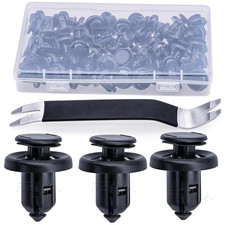 41pcs Bumper Fender Grille Clips Stem Length 13 mm Compatible with Honda Acura 9