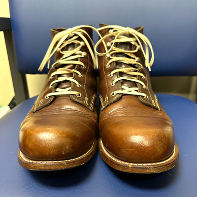 Wolverine 1000 Mile Men's Brown Leather Lace-Up Ankle Boots Round Toe Size 13D