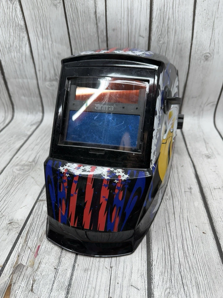 Antra True Solar Power Auto Darkening Welding Helmet America Eagle And Flag - Image 3 of 4