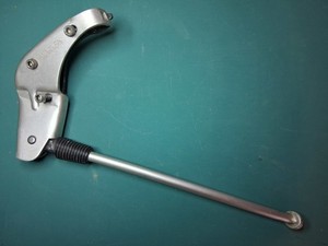 Used MINOURA rear stay bike kickstand; Silver
