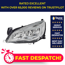 Headlight Headlamp fits VAUXHALL ASTRA J 1.7D Left 09 to 12 N/S Passenger Side