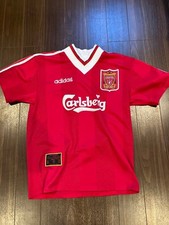 Vintage Mc Manaman Liverpool 95/96 Home Jersey Size S adidas Official