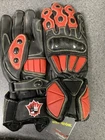 Motophoria Keprotec Mens Leather Motorcycle Gloves Red/Black Size 4XL 14006 M56B