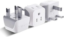 Uk Travel Plug Adapter 2 In 1 Type G Adapter Us To Uk Adapter Ireland Dubai Trav
