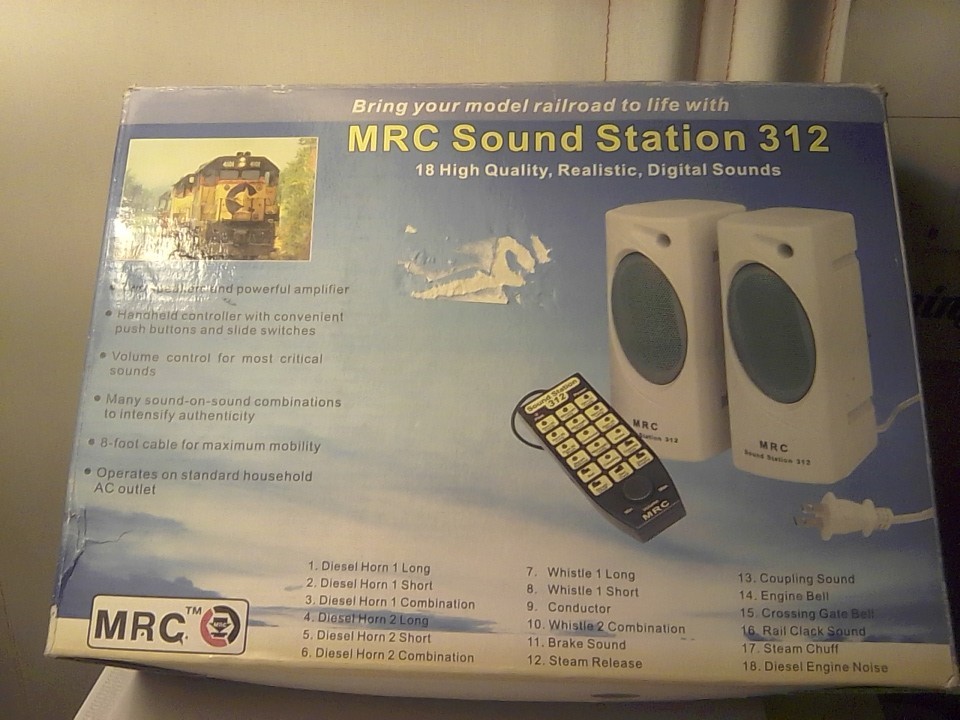 MRC Sound Station 312 Railroad Sound Controller 18 Digital S
