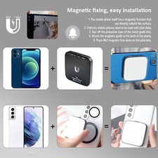 2W Magnetic Phone Light Bi-color Selfie Light LED Light 2500K-8500K Color