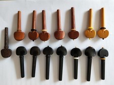 4 PCs Violin Pegs 4/4 with Different Wood wit...