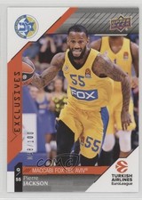 2017-18 Upper Deck Euroleague Exclusives 48/100 Pierre Jackson #57 1vd