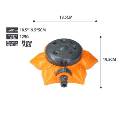 Wassereffizienter tragbarer Rasensprenger mit 360 Grad Spray für Garten