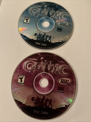 Gothic PC Game By XICAT, (Windows, 2001) Computer Game Discs Only