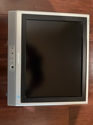 Sharp Aquos LC-13S1U-S 13in LCD 480p 60Hz NTSC TV S-Video RCA Silver