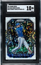 2021 Panini Prizm #15 Isiah Kiner-Falefa WHITE DONUT CIRCLES /5 SGC 10 GEM (4/5)