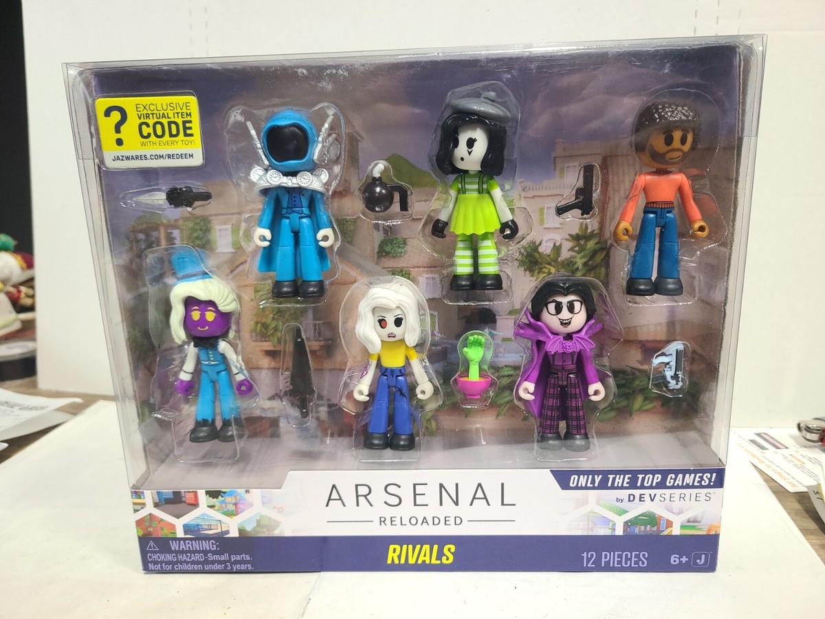Roblox DevSeries ARSENAL RELOADED RIVALS Figure Set (12 pc) New In