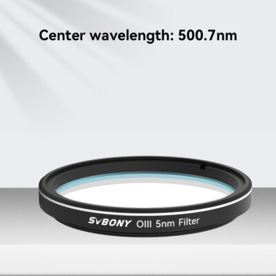 Filtre SVBONY SV227 OIII 5nm 2 Pouces Pour Astrophoto - Prêt Pour Palette Hubble