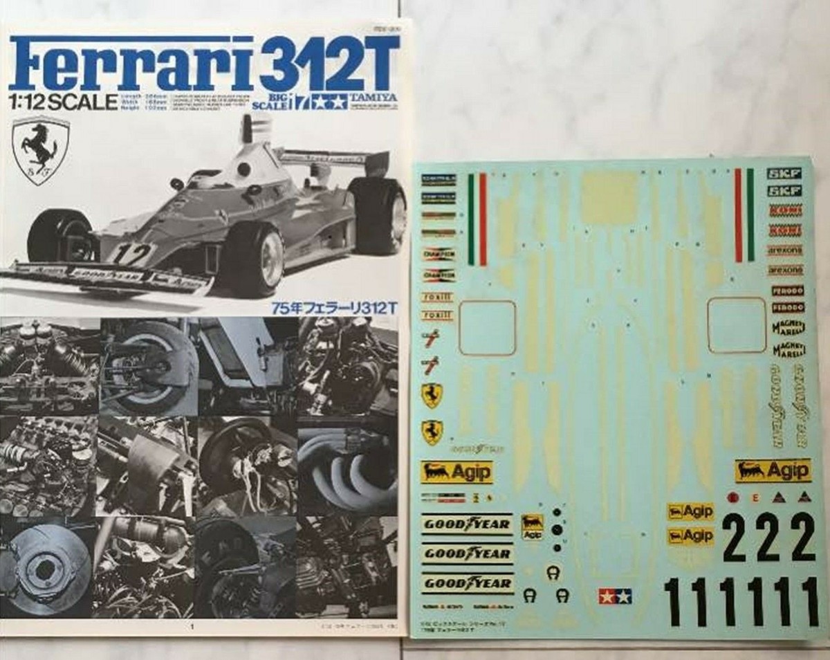 Tamiya 1/12 Big Scale 1975 Ferrari 312T Shipping from JAPAN Tamiya 1/12 Big Scale 1975 Ferrari 312T Shipping from JAPAN