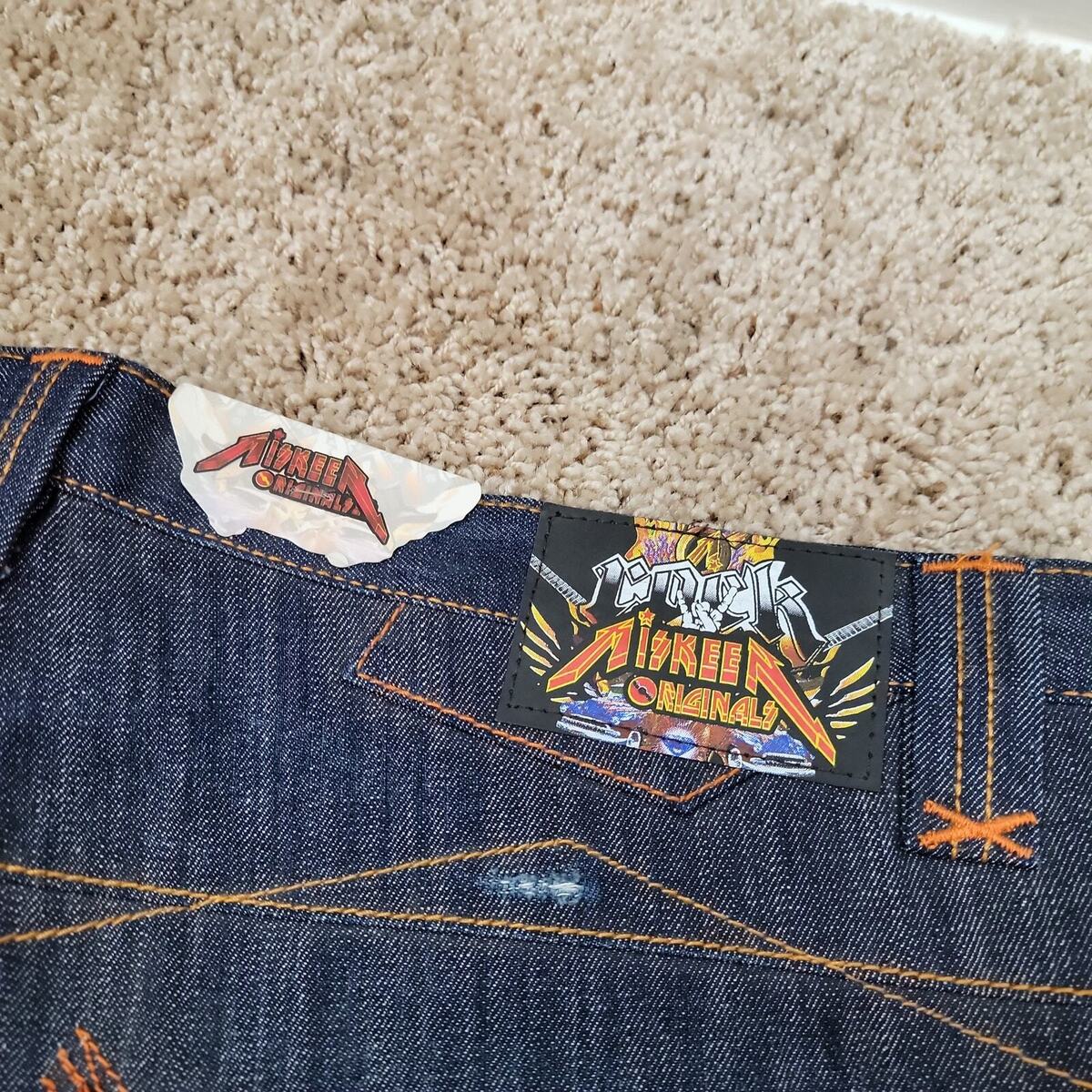 Deadstock NOS Vintage Miskeen Baggy Jeans 42x34 Rock Roll Deadstock NOS Vintage Miskeen Baggy Jeans 42x34 Rock Roll