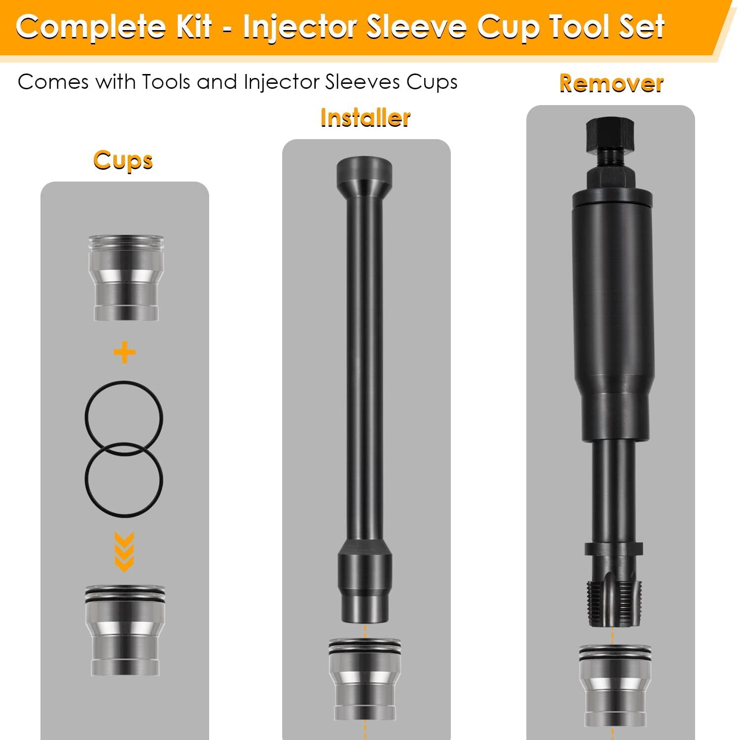 Injector Sleeve Cup Removal Installation Tools for Caterpillar 3126 ...