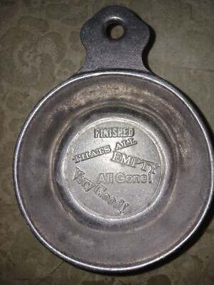 Pewtarex Child's Bowl With Handle Finished Thats All Empty 5'' Diameter