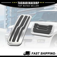 Fit for Ford Explorer 2010-2019 Accelerator Gas Fuel Brake Pedal Cover 2/lot