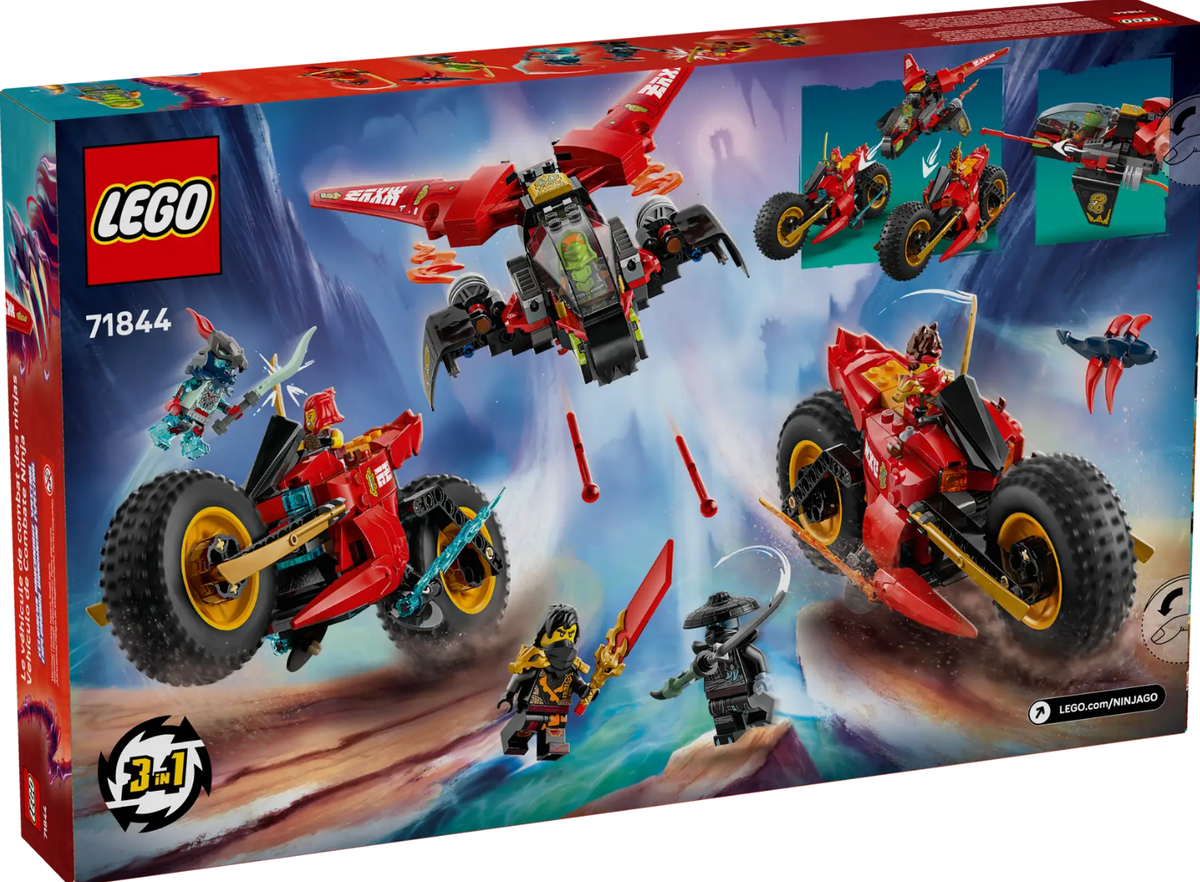 LEGO 71844 NINJAGO Ninja Combat Vehicle 561 pcs Ages for 8+ New in