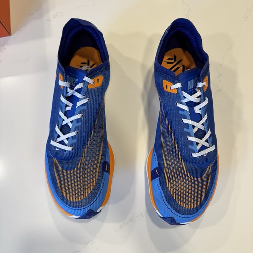 Size 10.5 - Nike ZoomX Vaporfly NEXT% 2 Game Royal Vivid Orange - Picture 3 of 6