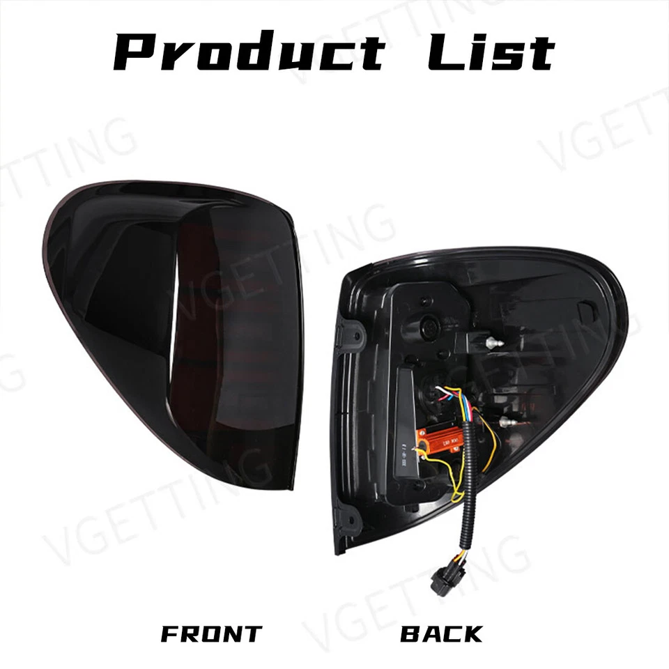 Se adapta a Mitsubishi L200 Triton 2005-2014 LED luz trasera lámpara de freno par ahumado Foto 2 de 4