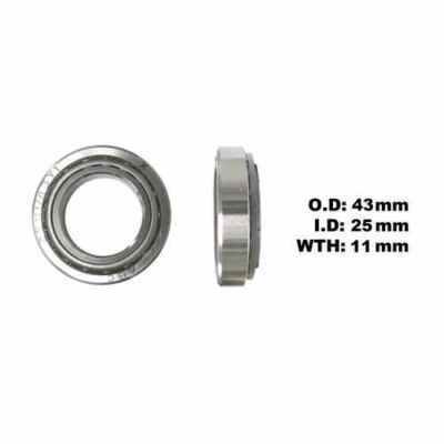 Taper Bearing 25x43x11.1 Fits Yamaha TTR 125 E E/Start 04-10