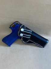 COLT 1911, IWB (Inside the Waistband)  style, Black Leather, LEFT Handed