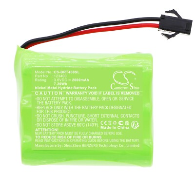 BATTERIE 2000mAh 123400 413610 For Bravat Sitia 417110 Floriana 413810