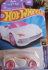 BARBIE - 2023 Hot Wheels Barbie Extra HW Screen Time 3/10 White 57/250
