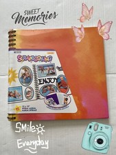SCRAPBOOKING SPIRAL ALBUM 10 x10 memories 4ever Rainbow Color