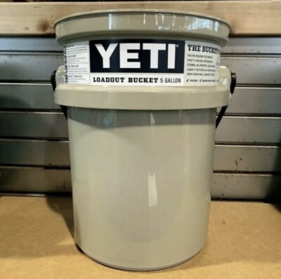 YETI - 5 GALLON TAN Loadout Impact Resistant Fishing Utility