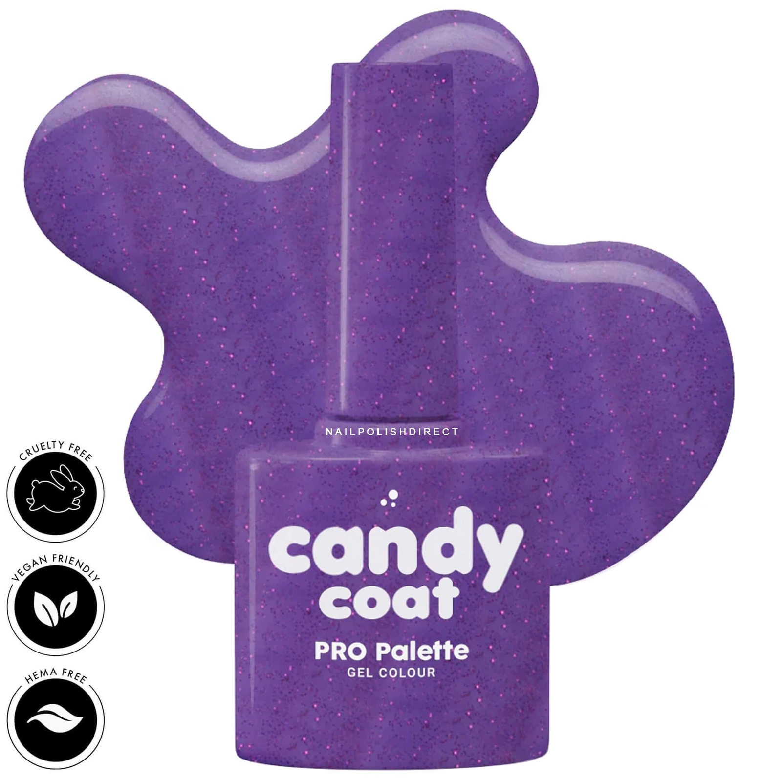 Candy Coat Pro Palette - Hema Free Gel Polish - Faith 10ml
