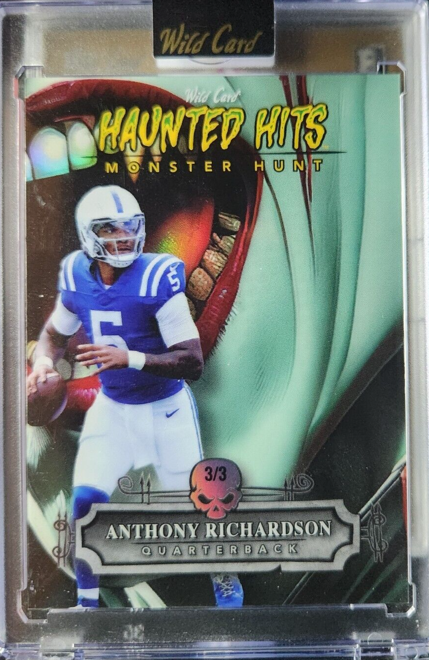 Anthony Richardson 2024 Wildcard Haunted Hits #HHD-AR /3