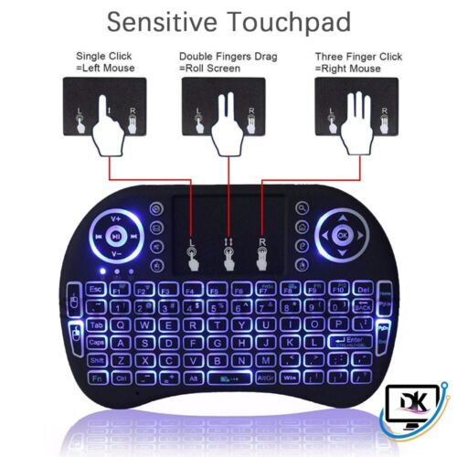 Mini Backlit i8 2.4GHz Wireless Keyboard for PC Android TV Box - Picture 3 of 9