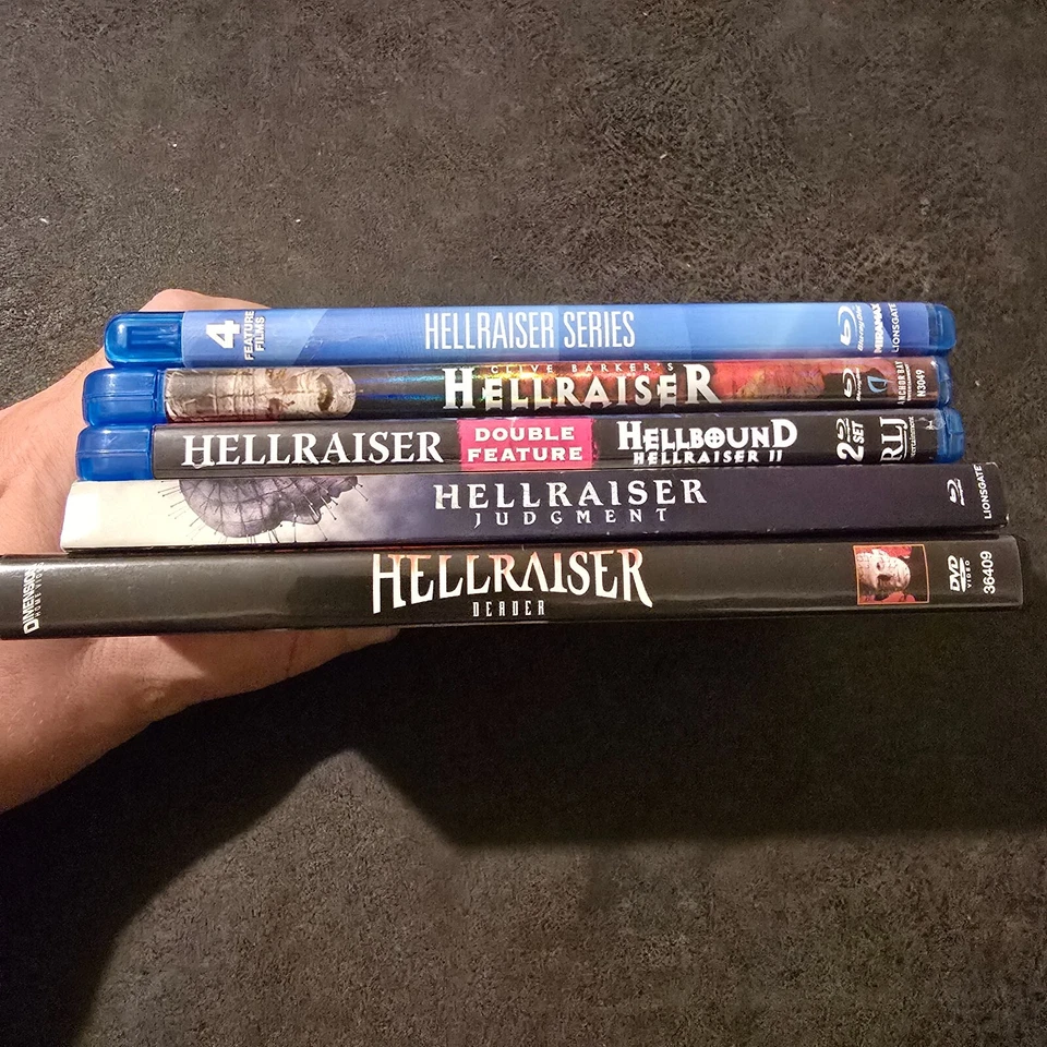 Hellraiser Blu-ray Lot – 1, 2, Bloodline, Inferno, Judgment & More! Anchor Bay - Image 2 of 4