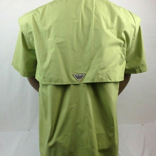 Equipo de pesca Columbia PFG para hombre rendimiento verde con botones M - Imagen 7 de 12
