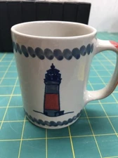 Pleasant Hill Kentucky coffee mug Louisville Stoneware Lighthouse 2006