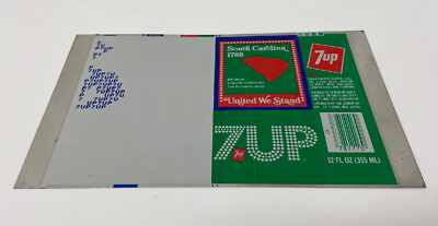 South Carolina Unrolled Aluminium  7 UP  Dose 1959 Staaten - United We Stand