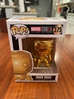 FUNKO Pop Gold Chrome Iron Man #375 Marvel Studios Brand New W/ Protector