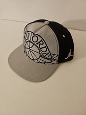 Air Jordan Jumpman Ball Hat Cap - Gray  Black Youth Snapback  