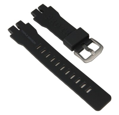 Casio Pro Trek PRW-6000 | Uhrenarmband Resin schwarz 10471929 PRW-3000