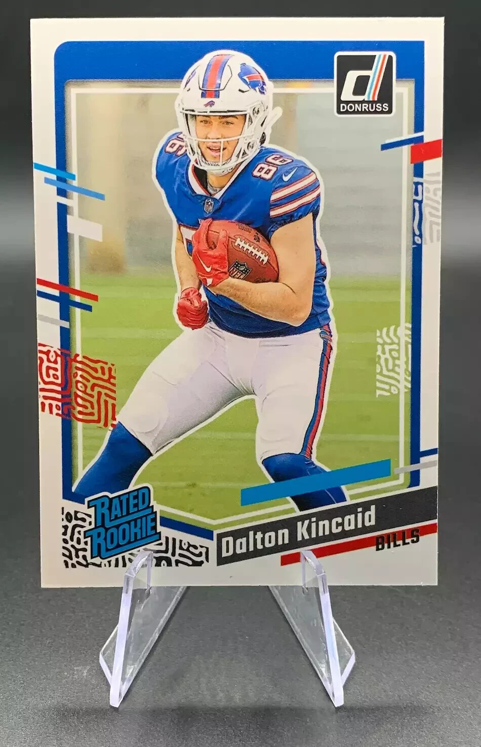 2023 Dalton Kincaid RC #308 Donruss Football Rated Rookie Buffalo Bills